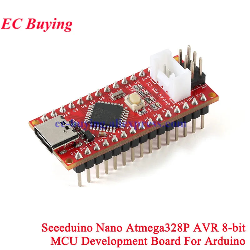 Seeeduino Seeed V4.2 For Arduino Nano Atmega328P AVR 8 Bit Microcontroller MCU Development Board Module Grove Seeeduino Nano