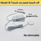 Wardrobe sensor switch, cabinet touch switch, intelligent sensor AC110V-220V, can penetrate wood, stone and glass materials