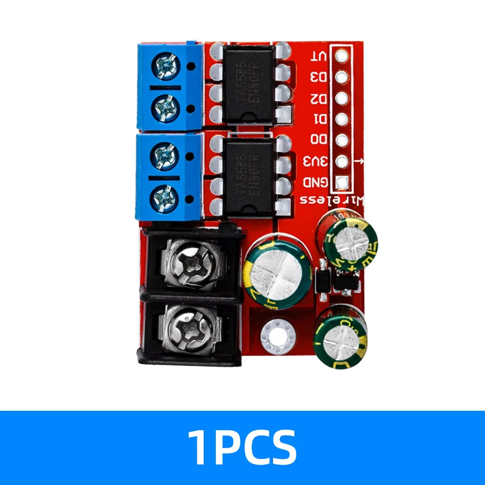 Dual DC Motor Driver Module (Dual Super L298N): H-Bridge 5A 3V-14V – PWM Speed Control, Voltage Reversal, RC-Ready