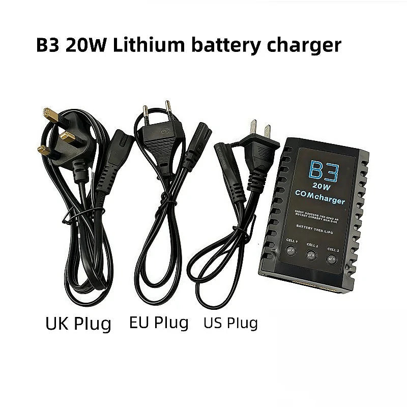 B3 20W Charger Balanced Charger Drone Battery 2s3s Lithium Battery 7.4V11.1V Car Boat Drone Model