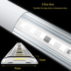 120LED/m LED Strip Light 220v Flexible&10cm Cuttable Soft Lamp Bar 2835 Tape Adhesive EU Plug Vanity Cabinet Wardrobe Home Decor