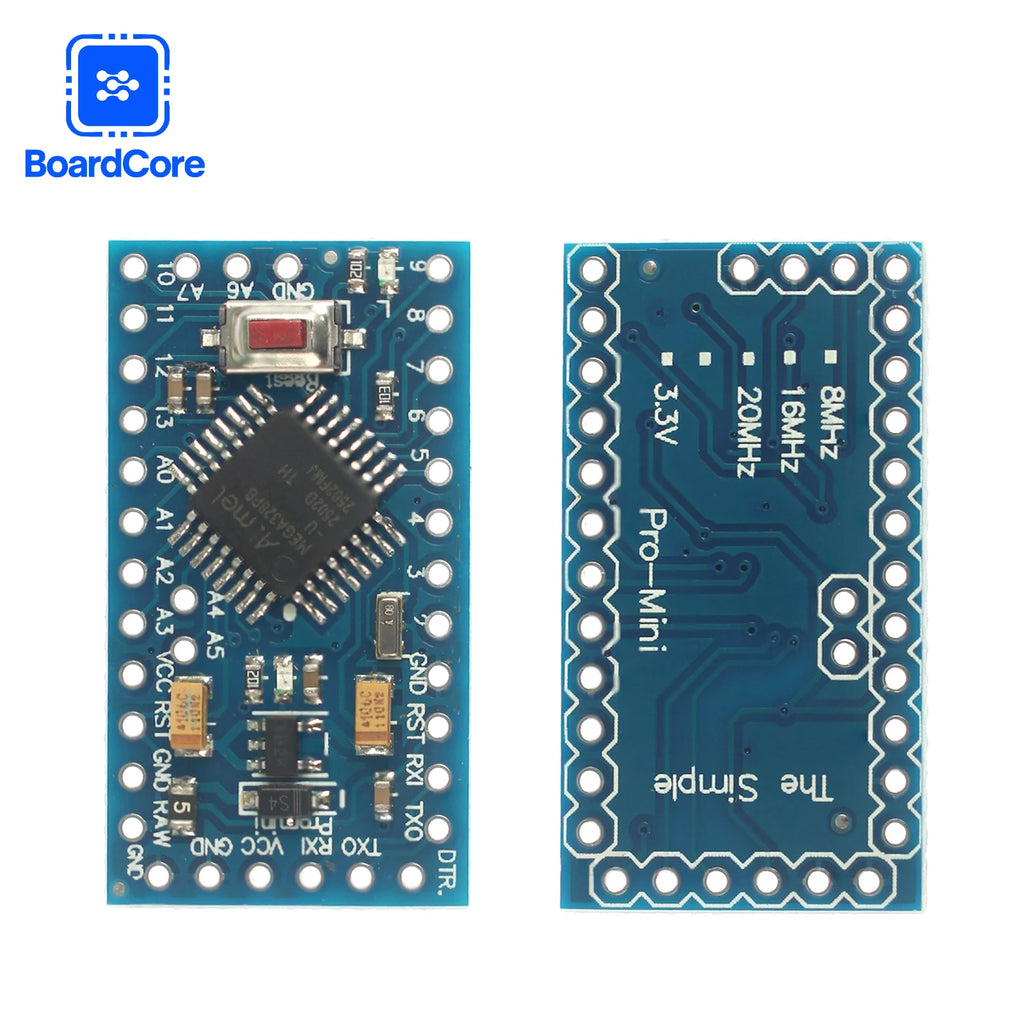 Pro Mini Atmega328P 5V/16MHz 3.3V/8MHz Atmega328 3.3V 5V for Arduino Development Board