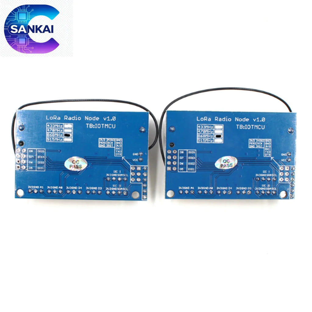 LoRa Node V1.0 RFM95/SX1276, 433-915MHz, ATmega328P 3.7-12V uFL Antenna for Arduino