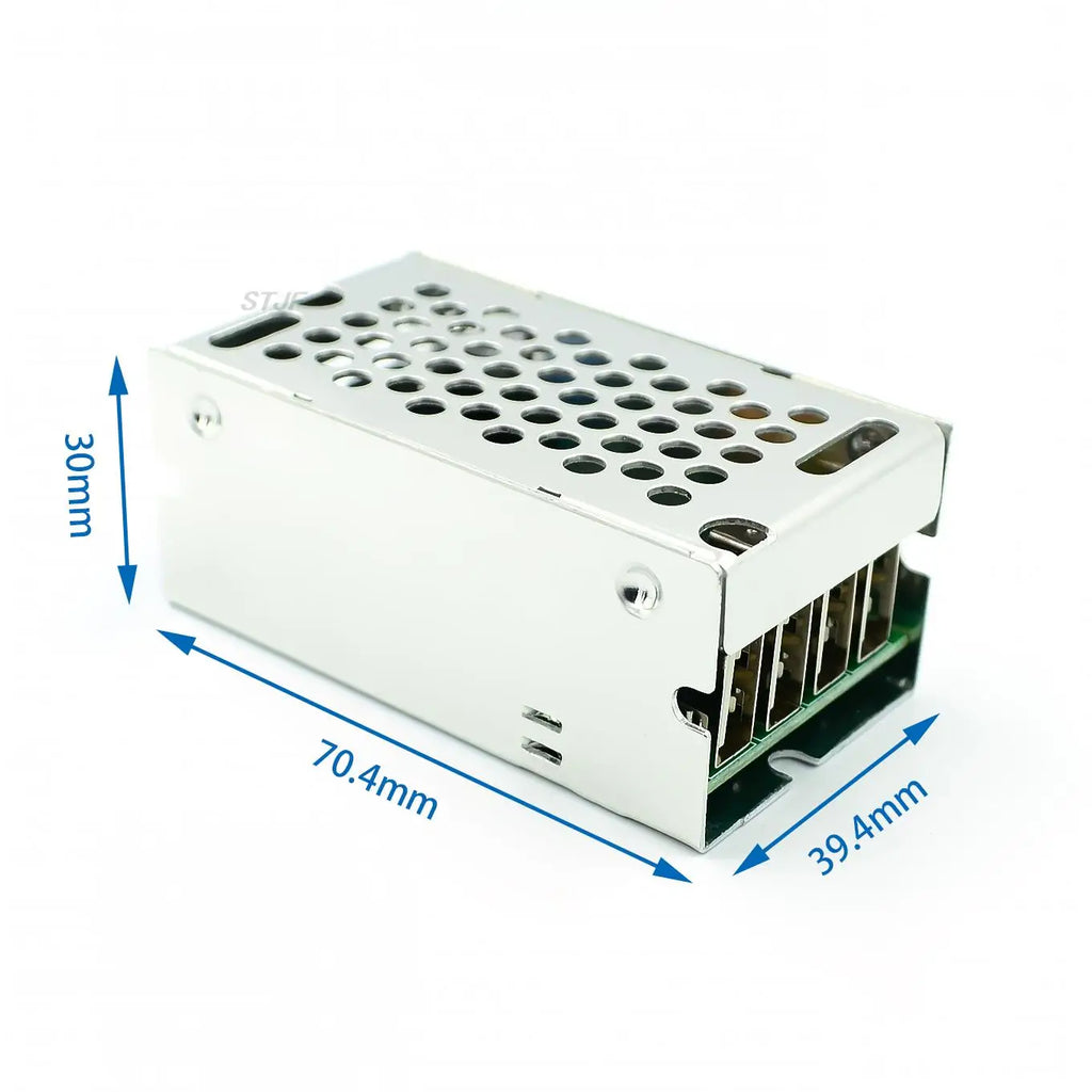 DC-DC 9V 12V 24V 36V To 5V Step Down Board 5A 4 USB Output Buck Converter Power Supply Module with Aluminum Shell For Phones