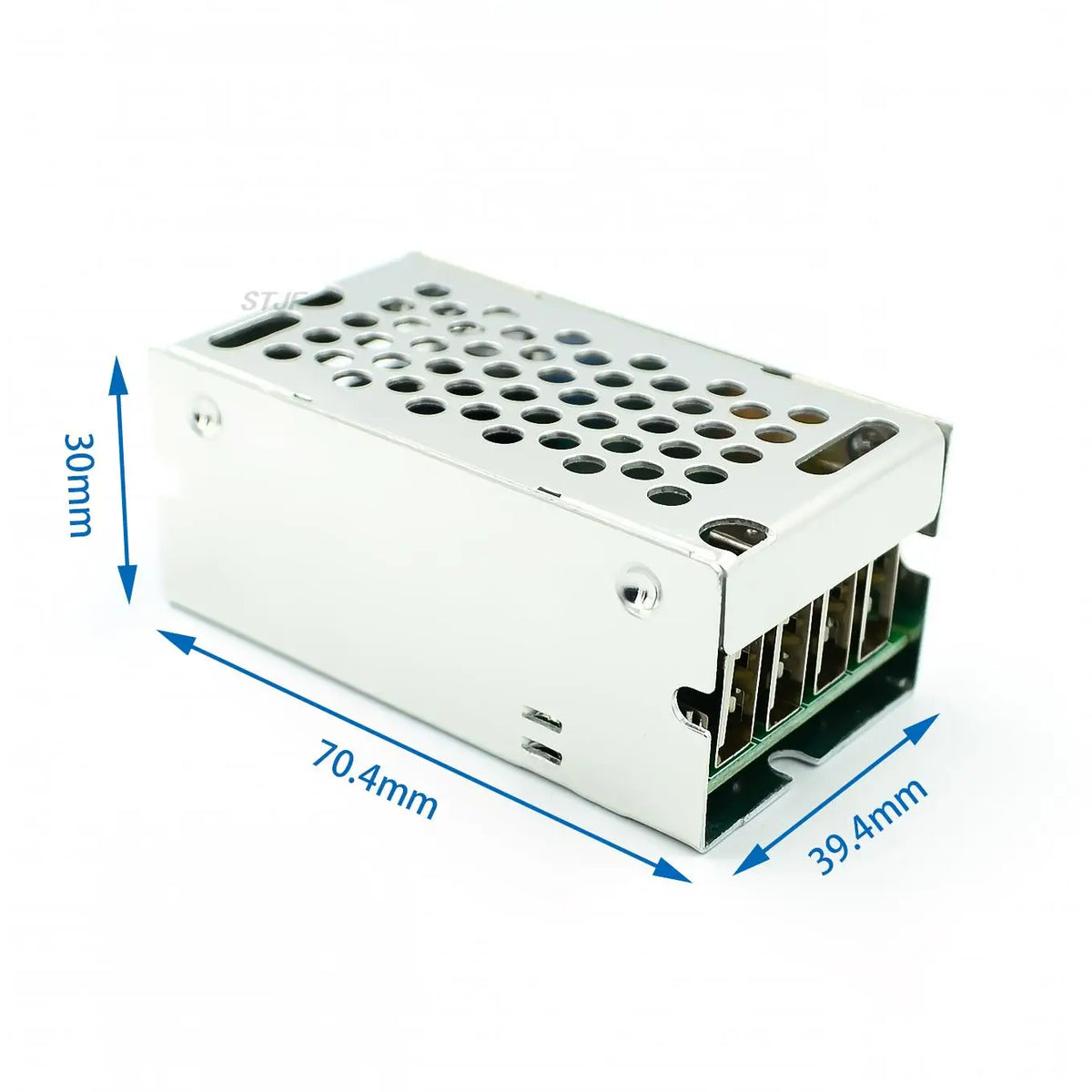 DC-DC 9V 12V 24V 36V To 5V Step Down Board 5A 4 USB Output Buck Converter Power Supply Module with Aluminum Shell For Phones