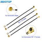 5Pcs/Lot U.fl IPX-1 Male to IPX-1 Male/Female Connector RF1.13 Pigtail Cable RF Coaxial WIFI Antenna Extension Cord Jumper
