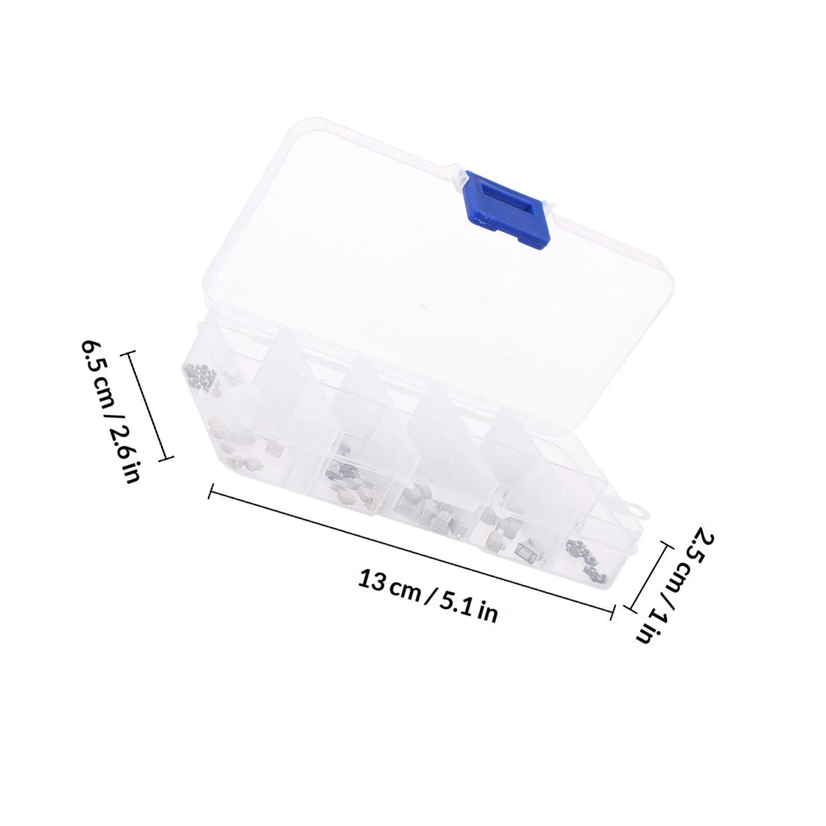 100pcs Tactile Button Micro Switch High Precision Momentary Tact Button For Diy Electronics Remote Controller Assortment Kit