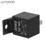 Car Relay 4/5Pin 12V 40A SPST Starter Waterproof Automotive Relay Switchs for Head Light Air Conditioner Auto Starters