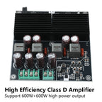 TPA3255 HIFI Dual Core Stereo Amplifier Board 2 Channel 600W+600W Class D Digital Power Amplifier TL072 OP AMP