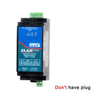 Promotion ZLAN5143D DIN Rail RS485 To Ethernet RJ45 Converter Server Device Modbus RTU TCP Gateway