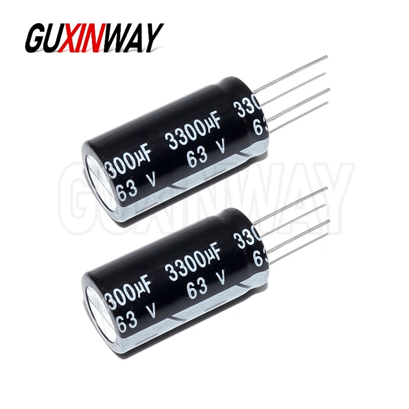 Aluminum Electrolytic Capacitor 10V 16V 25V 35V 50V 63V 2.2 3.3 4.7 10 33 47 100 220 330 470 1000 2200 3300 4700 6800 10000UF