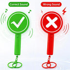Hand‑Held Yes‑No Signal Paddle With Sound Effect Plastic Electronic Quiz Buzzer Prop For Classroom Trivia Game Interactive Toys