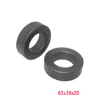 【1PCS】65*38*20mm Ferrite Ring Iron Powder Toroid Cores Black Gray Inductor Ferrite Rings for Power Transformers Inductors