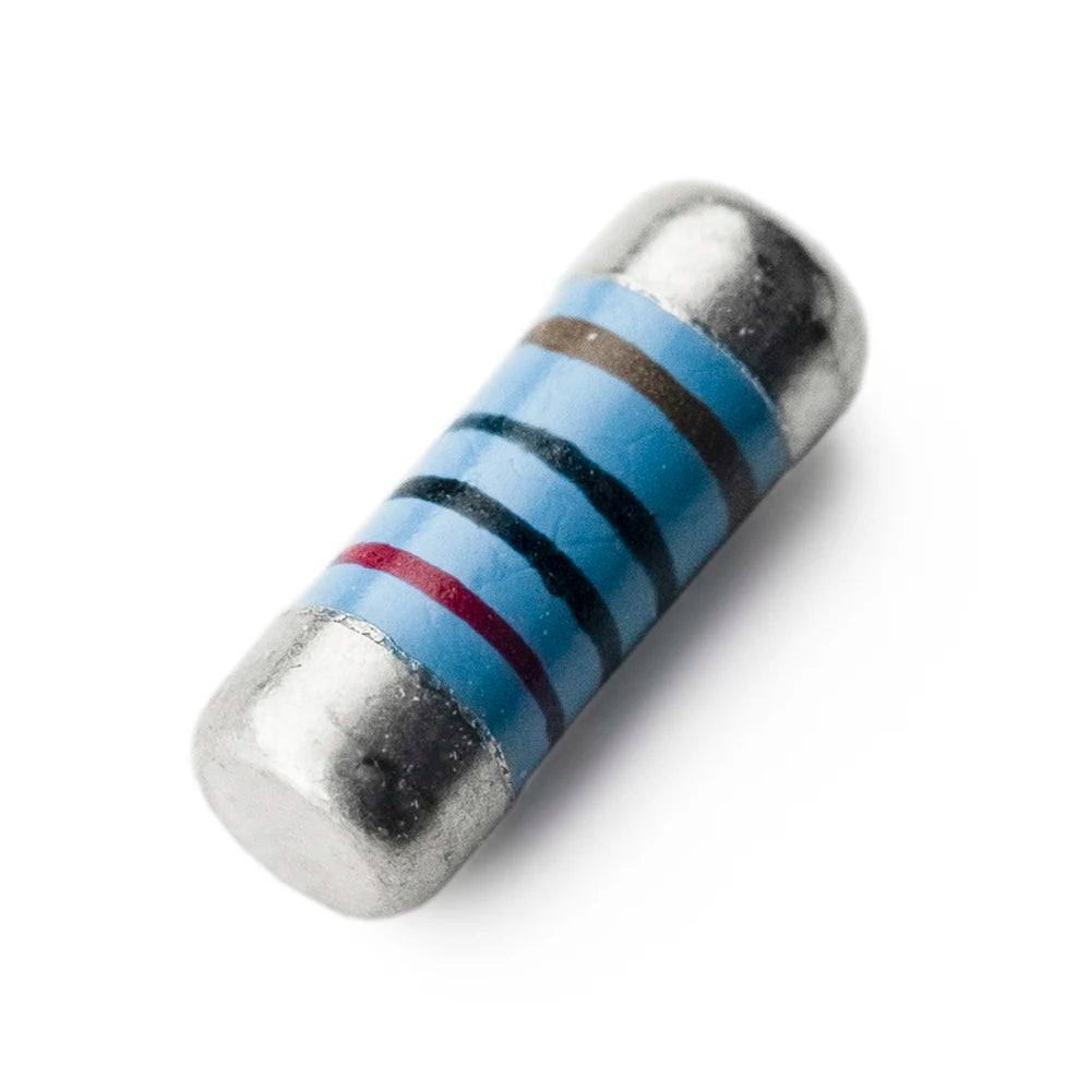 50pcs/lot 0207 SMD Metal Film Precision MELF Cylindrical Resistor 1% 0R 1R 10R 100R 1K 4.7K 10K 20K 47K 100K 220K 470K1M 10M Ohm