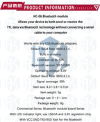 HC-05 HC-06 RF Wireless Bluetooth Transceiver Slave Module HC05 / HC06 RS232 / TTL to UART Converter and Adapter For Arduino