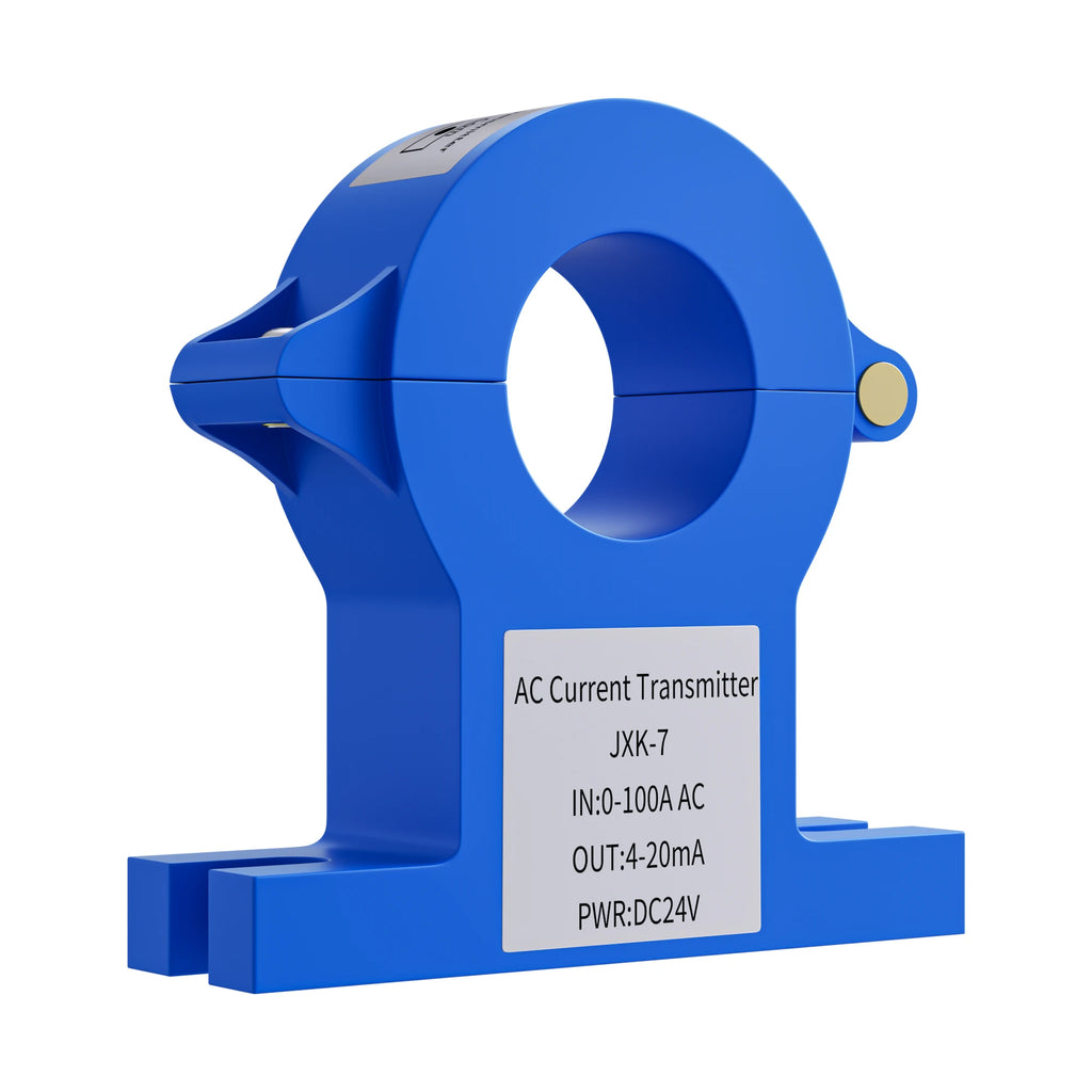 AC/DC Current Transducer 0-100A 0-200A 0-500A 0-1000A to 4-20mA 0-10V 0-5V 1-5V RS485 25mm AC Current Transmitter Sensor