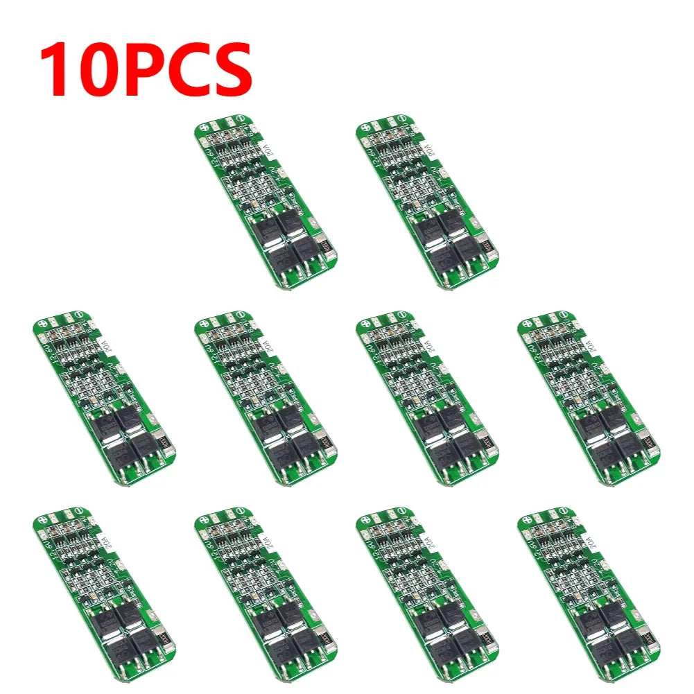 10-100pcs 3S 20A Li-ion Lithium Battery 18650 Charger PCB BMS Protection Board For Drill Motor 12.6V Lipo Cell Module 59x20x4mm