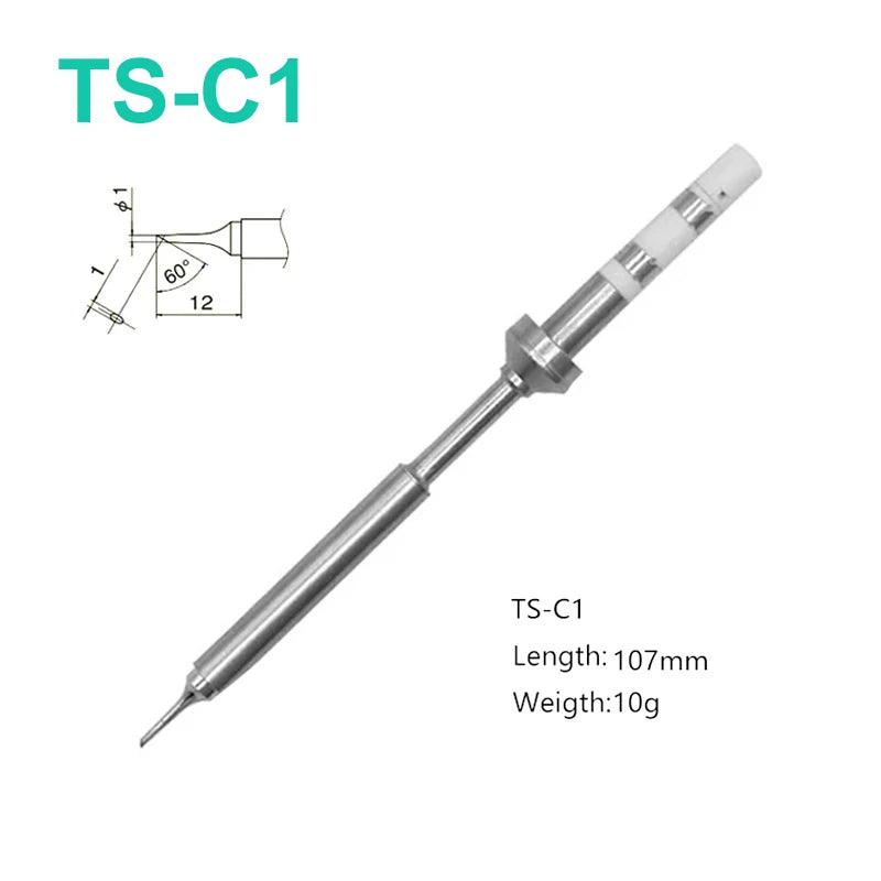 TS100 Mini Welding Horseshoe Sharped TS-BC1 TS-BC2 TS-BC3 TS-C1 TS-C4 Soldering Iron Tip for TS100 TS101 T85 Pin64 Pinecil V1 V2