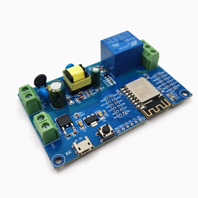 AC 220V DC 12V ESP8266 WIFI Single Relay Module esp8266 ESP-12F AC/DC UART Development board Remote Control Smart Home