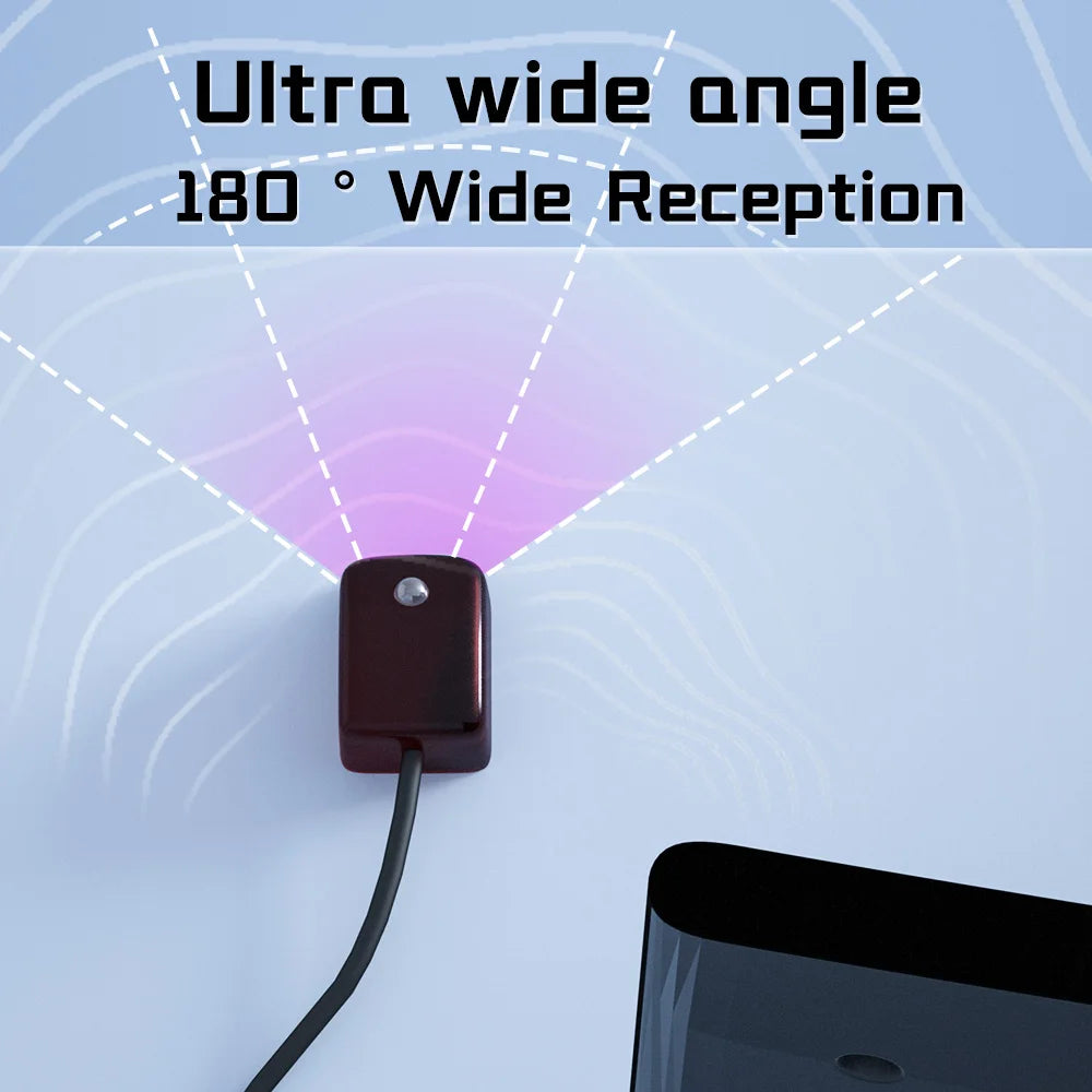 Infrared Repeater Extender Kit, Hidden IR Remote Extender Set, Suitable for Remote Control Extender Kit of Infrared Devices-LD