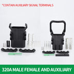 1/5/20Sets High Current REMA Type Forklift Male and Female Plug Battery Charging Connector 80A 160A 320A