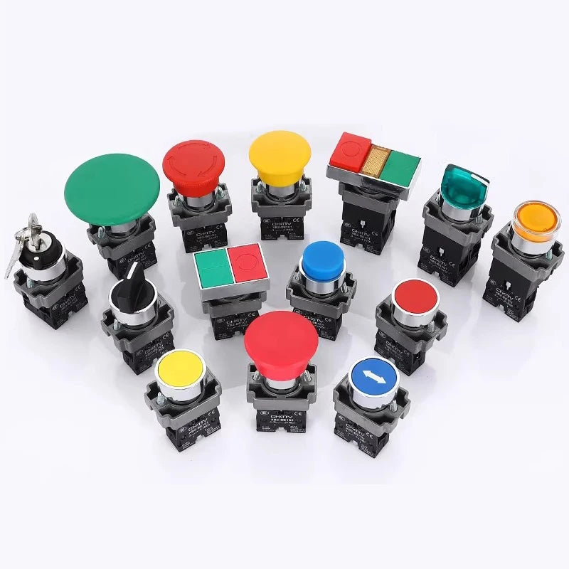 XB2-BC Mushroom Head Push Button Switch Self Resetting Red/green