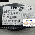 0603 RGB SMD LED, Common Anode/Cathode, 19-237/R6GHBHC 19-237B/R6GHBHC Full Color Lamp Beads 1.6*1.5MM