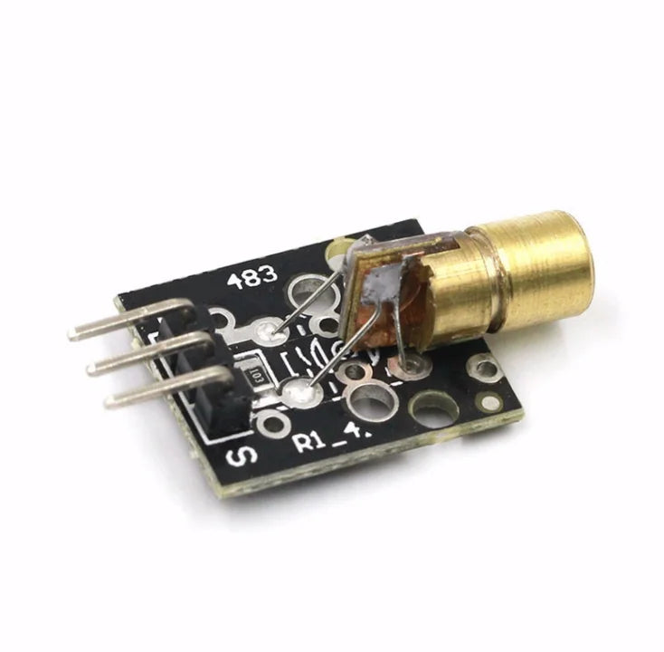 10pcs KY-008 Laser Transmitter +Laser Receiver Sensor Module Non-modulator Tube Laser Sensor Module For Arduino AVR