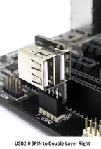 TISHRIC 9Pin To 2 Ports USB 2.0 Expansion Card USB 2.0 Motherboard Header 9pin to 2 Ports USB 2.0 Dual USB A 9 Pin Female Adapt