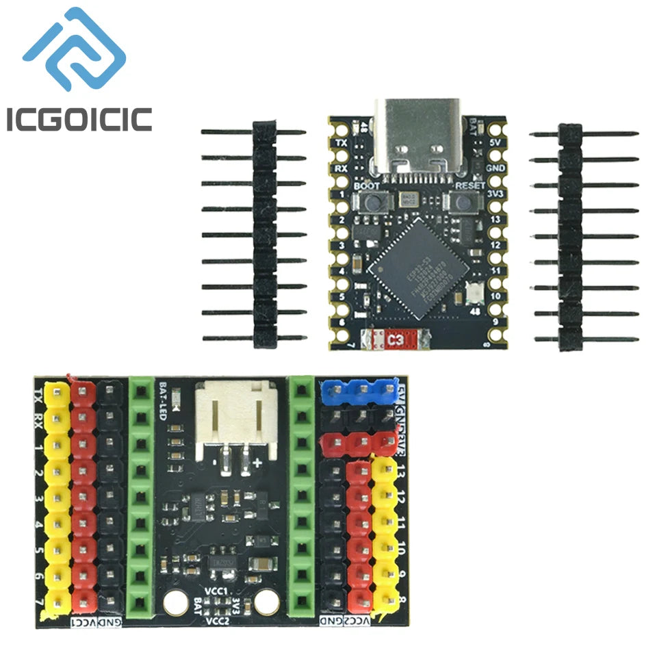 SuperMini Dev Board for ESP32-S3, WiFi BT 5.0 Ultra-Small Size Module, Compatible with ESP32-S3FH4R2 Arduino Micropython