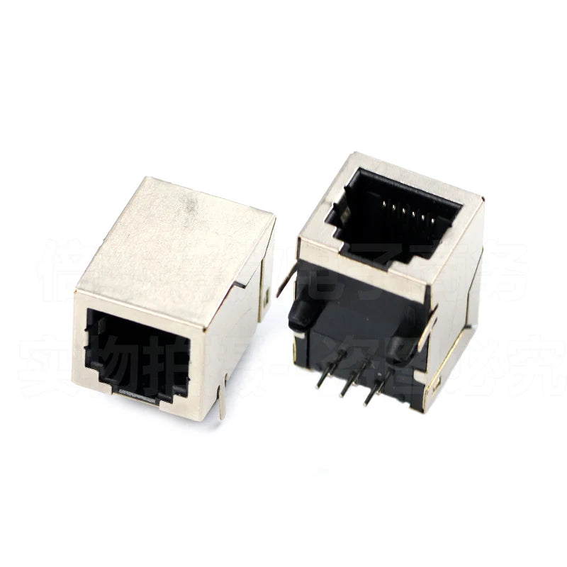 5/10pcs RJ11 Socket Curved Pin 95001 6P6C 6P4C 4P4C 8P8C Seat Phone Jack Female Head Socke Telephone Connector