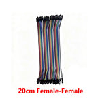 40PCS Jumper Wire DuPont Line DuPont Cable Connection male to male+female to female and male to female for Arduino DIY KIT