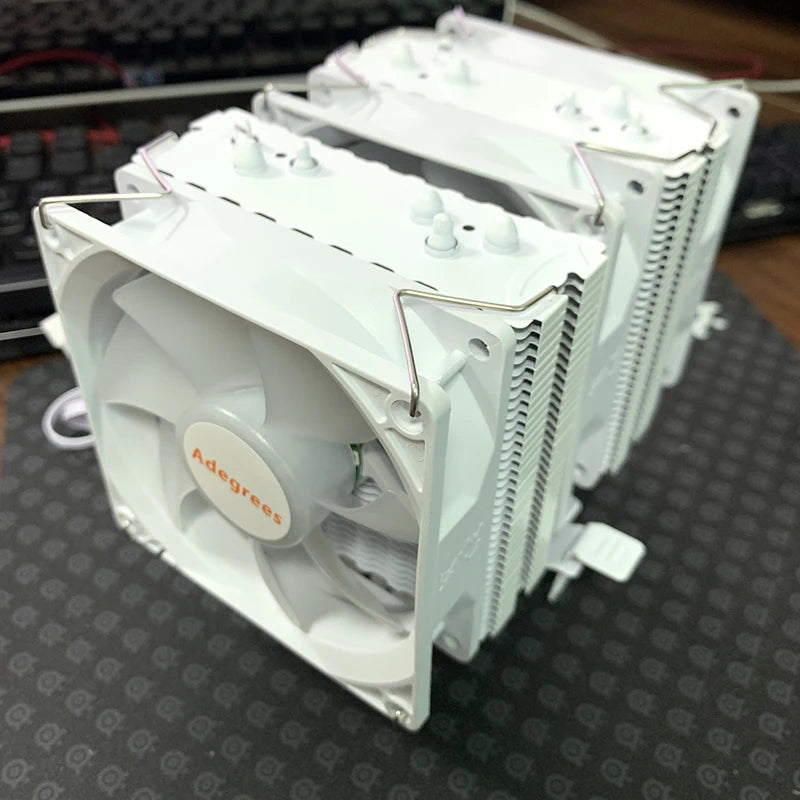 6 Heat Pipes CPU Air Cooler 4Pin PWM PC Procesor Tower Cooler for Intel LGA 1700 1200 1150 1151 1155 2011 X79 X99 1366 AM5 AM4