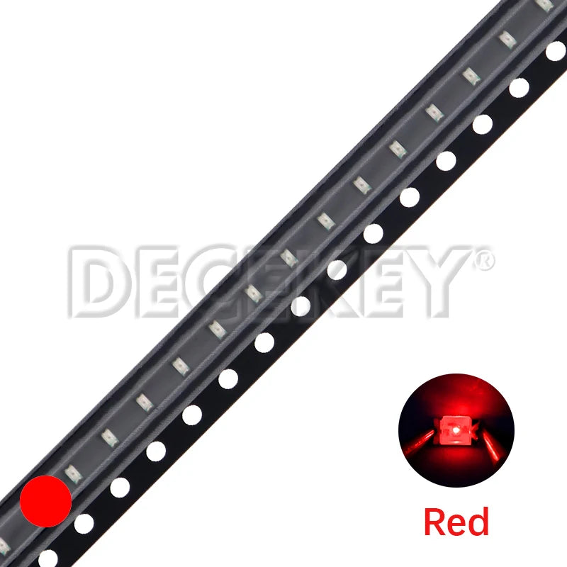 100PCS 0603 SMD LED light emitting Diode bead Blue Red Yellow Green Warm White Orange UV Pink PLR SMD LEDs