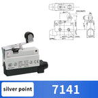 10Pcs Horizontal Limit Switch Long Hinge Roller Lever Momentary SPDT 1NO 1NC 380V 10A Industrial Travel Position Switch IP54