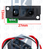 GP2Y0A51SK0F IR Infrared Ranging Sensor Module 2-15cm Distance Measuring High Precision 5V I2C IIC Output for Arduin
