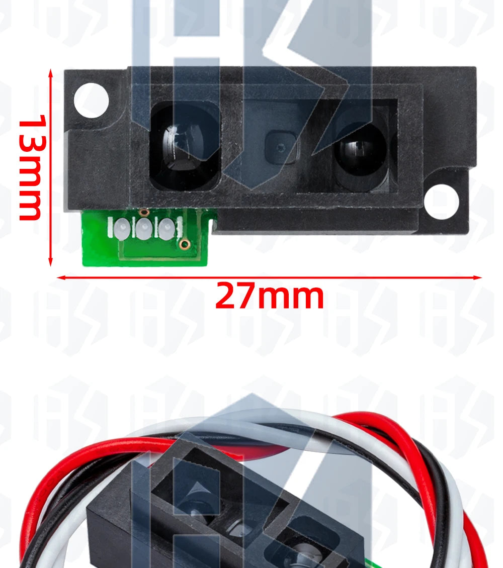 GP2Y0A51SK0F IR Infrared Ranging Sensor Module 2-15cm Distance Measuring High Precision 5V I2C IIC Output for Arduin