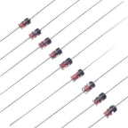 20pcs Original New 1W Through-hole Zener Diode 1N4733A/5V1 1N4734A/5V6 1N4735A/6V2 1N4742A/12V DO-41 Glass Package for Arduino