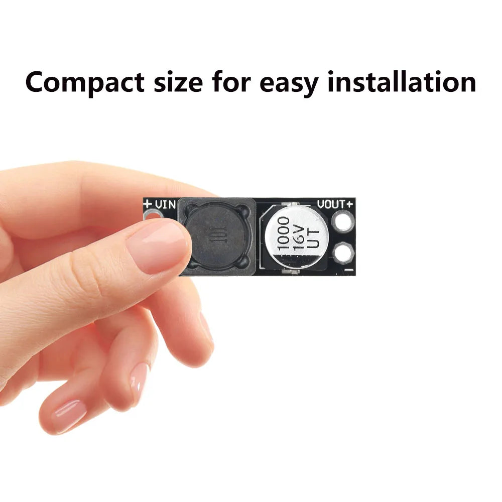 DC 16V 2A LC Power Filter Module Anti-Interference Noise Suppressor for Video/Signal Transmission Eliminates Ripple & EMI