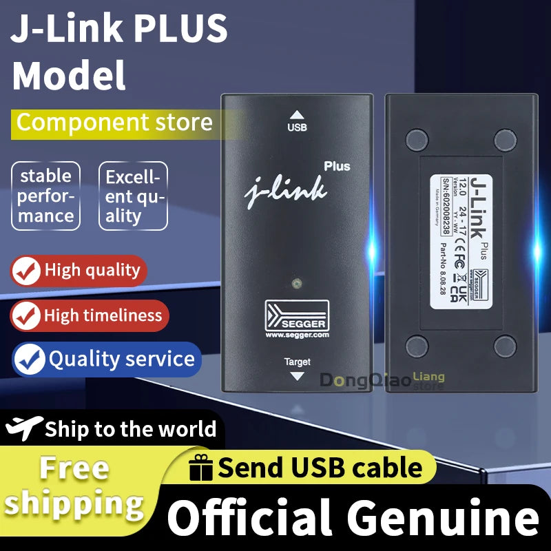 SEGGER Original Genuine J-Link PLUS 28.08.8 Germany Genuine Emulation Programming Debugger