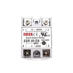 Solid State Relay 12v 24v SSR-60DA SSR-80DA SSR-100DA 60A 80A 100A 3-32V DC TO 24-380V AC SSR fuse for home applicance