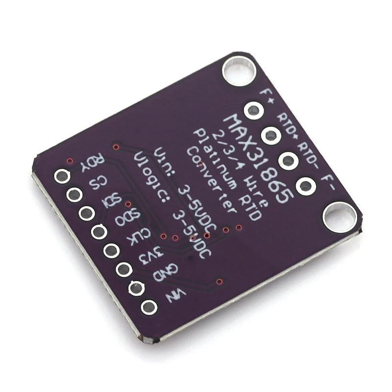 MAX31865 Temperature Sensor Module GY-MAX31865 RTD Digital Conversion Module Electronic DIY Board PT100-PT1000 for Arduino