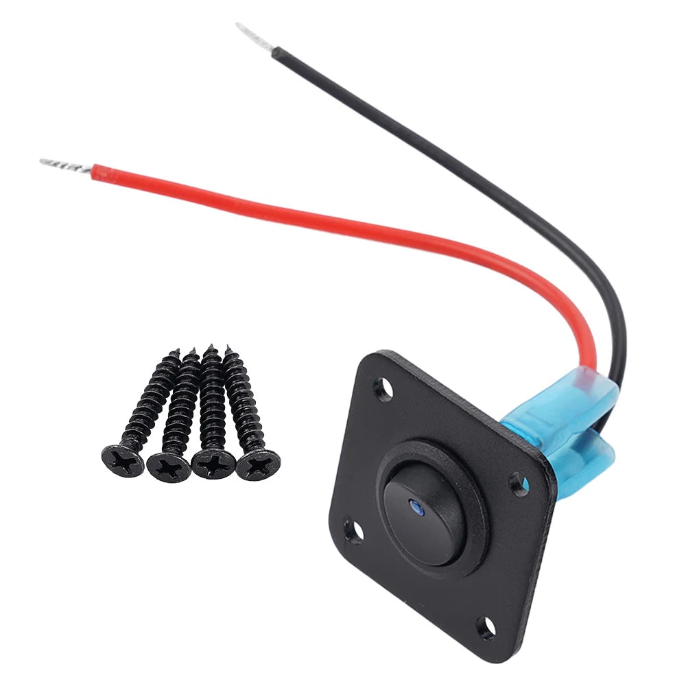 1-4 Gang Toggle Switch Panel 12V USB Car Boat Marine RV Truck Blue LED Styling Accessories Marine Rocker Switch Universal