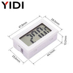 LCD Digital Indoor Outdoor Thermometer Thermo Hygrometer Probe Tester Incubator Aquarium Temperature Humidity Meter Sensor Gauge