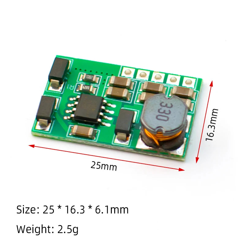 DD1718PA ± 5V 6V 9V 12V 15V 24V Positive & Negative Dual Output Power Supply DC Step-up Boost Converter Module