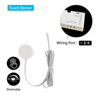 LED Cabinet Sensor Switch DC12-24V Dupont Port Touch/PIR Motion/Dual Door Motion Sensor /Penetrable Wood Detection Design 25MM