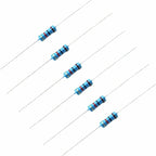100pcs Metal Film Resistors 1/2 Watt 0.5W 10 12 15 18 20 22 24 27 30 33 36 39 43 47 51 56 62 68 75 82 91 K R E Ohm