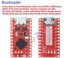 Estardyn NRF52840 Red Development Board Bluetooth Compatible With Nice!Nano V2.0 Pro Micro For Split Keyboard DIY Project