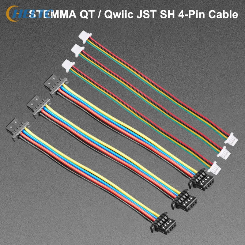 1/3/5Pcs 10cm STEMMA QT/Qwiic JST SH 4-Pin Wire Cable Adapter Connector