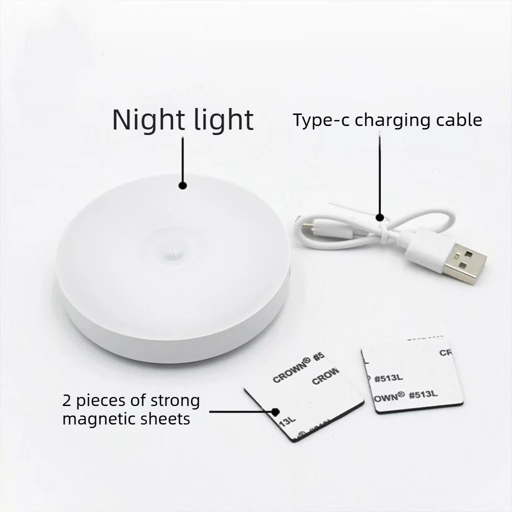 Three-color remote control induction night light can be used for wine cabinets, wardrobes, stairs, display cabinets, kitchens